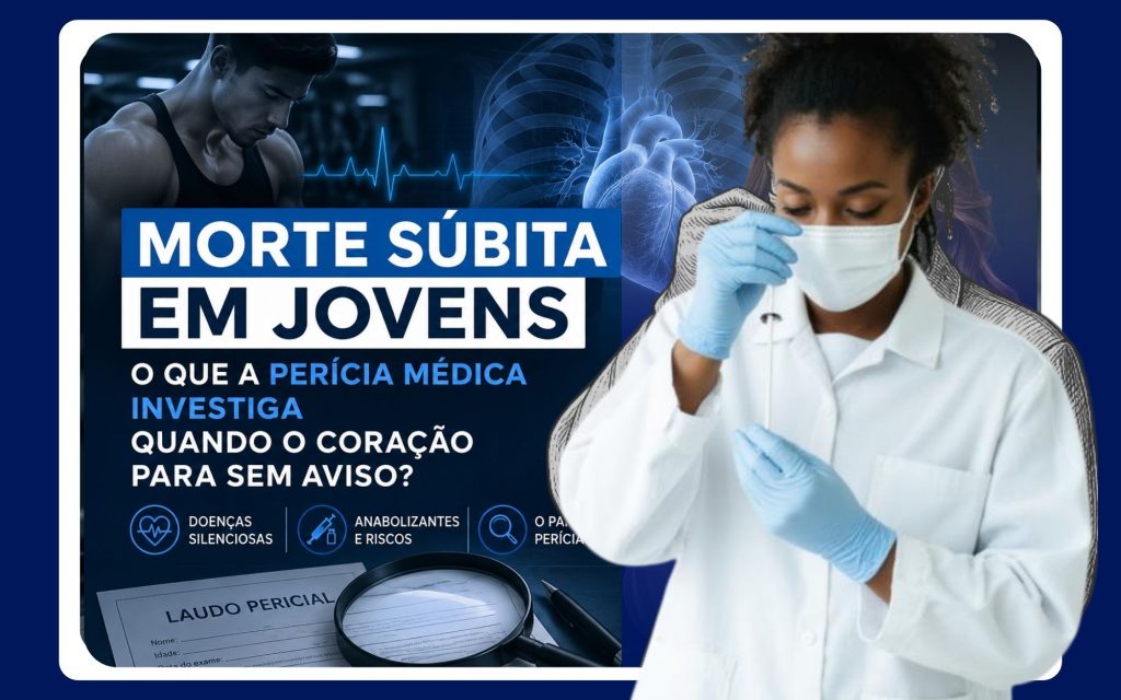 Morte súbita em jovens investigada pela perícia médica com análise de doenças cardíacas e fatores de risco
