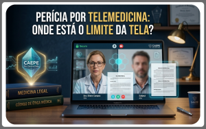 Perícia médica por telemedicina realizada por videoconferência